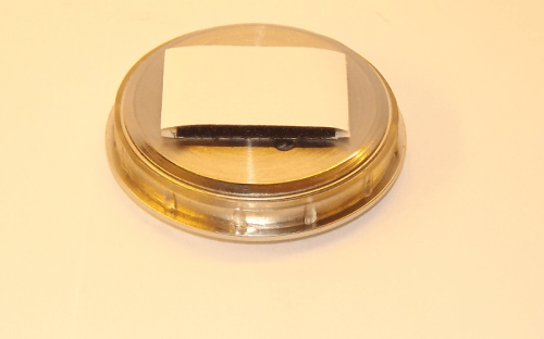 Humidor hygrométer - ezüst színű (50mm)