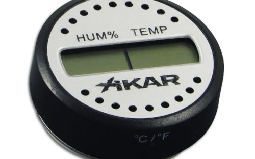 Digitális thermo-hygrométer - kerek, Xikar