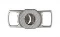 Passatore szivarvágó - szögletes, ezüst (23mm)