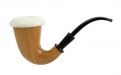 Tajtékpipa Calabash Mahagony Sherlock