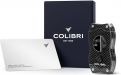 Colibri V-Cut Szivarvágó - carbon/fekete (23mm)