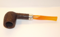 Peterson pipa Tan Sandblasted Spigot 106 F-lip