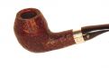 Peterson pipa Sherlock Holmes Deerstalker P-lip Rustic Bent Rhodesian