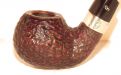 Peterson pipa Sherlock Holmes Lestrade Rustic P-lip Bent Apple