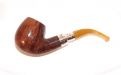 Peterson pipa Spigot Silver 68 Flame Grain F-lip