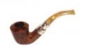 Peterson pipa Spigot Silver B10 Flame Grain F-lip