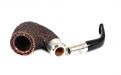 Peterson pipa Spigot Silver X220 Rustic F-lip