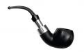 Peterson pipa Spigot Silver 03 Ebony F-lip