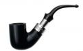 Peterson pipa Spigot Silver 338 Ebony F-lip