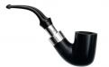 Peterson pipa Spigot Silver 338 Ebony F-lip