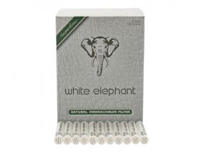 Pipafilter natur tajtékkő (9mm) - 150db, White Elephant Superflow