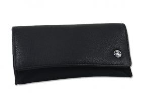 Pipadohány tartó - fekete bőr, Rattray's (15x7,5cm)