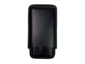 Szivartok - 3 szivar részére, fekete bőr, Robusto