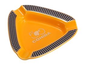 Szivar hamutartó 3 szivarnak – sárga kerámia