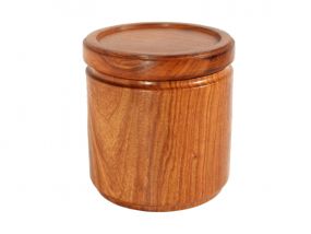 Szezámfa pipadohány tartó - 12cm