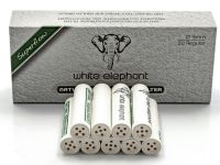 Pipafilter natur tajtékkő (9mm) - 20db, White Elephant Superflow