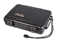 Passatore utazó humidor - 6 szál szivarhoz, akrill szivartartó doboz, cédrus belsővel, fekete (24x15cm)
