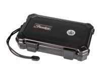 Passatore utazó humidor - 5 szál szivarhoz, akrill szivartartó doboz, fekete (23x15cm)