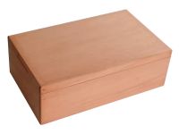 Humidor 80-90 szivar részére, tömör spanyol cédrusfa, natur szivar tároló doboz - Achenty!
