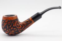 Lorenzo pipa Filtro 312 Rustic Bent Apple