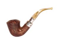 Peterson pipa Spigot Silver B10 Flame Grain F-lip