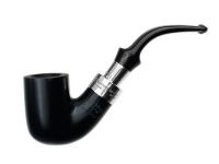 Peterson pipa Spigot Silver 338 Ebony F-lip