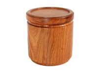 Szezámfa pipadohány tartó - 12cm